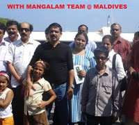 With Mangalam Team Malidives